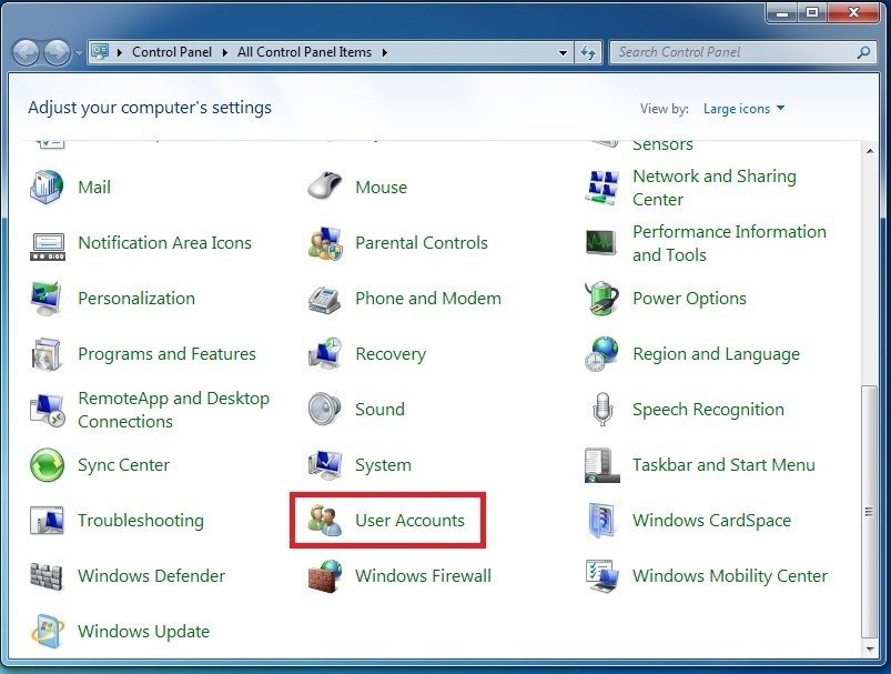 cara membuat password komputer