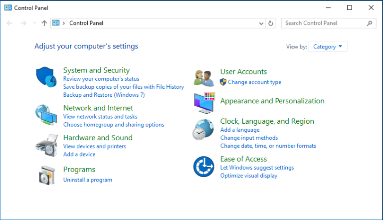 Melihat IP Komputer Melalui Control Panel
