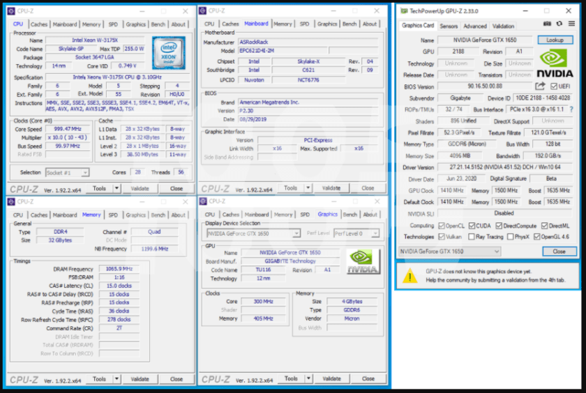 Menggunakan CPU-Z